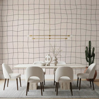 Soft Flowing Check Wall Mural