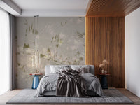 Papier peint mural feuillage aux coups de pinceau doux