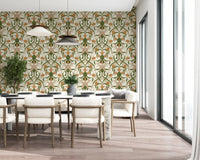 Jugendstil Blumenranken Tapete