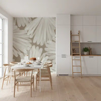 Minimalistische Bloom Layers Wandtapete