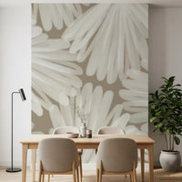 Minimalistische Bloom Layers Wandtapete