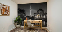 Wandbild Berlin Metropolitan Nachtansicht