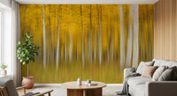 Golden Aspen Forest bevegelsesveggmaleri
