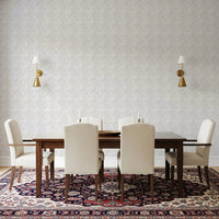 Tapeta Zellige Style Square Tiles - Ghost