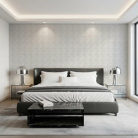 Tapeta Zellige Style Square Tiles - Ghost