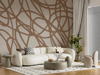 Abstract Swirl Pattern Wall Mural