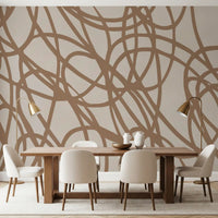 Abstract Swirl Pattern Wall Mural