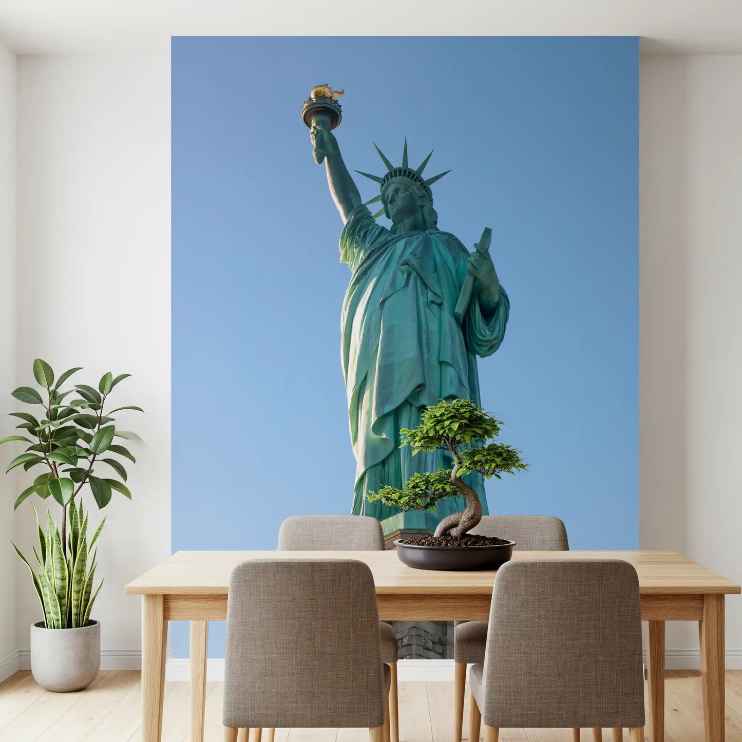Ikonisches Wandbild der Freiheitsstatue