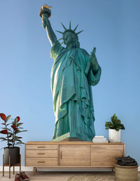 Ikonisches Wandbild der Freiheitsstatue