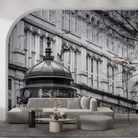 Papier peint mural pilier architectural métropolitain