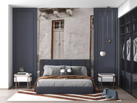 Fresque murale nature morte florale romantique rustique