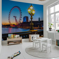 London Eye Twilight Vista Wall Mural