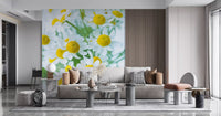 Frühlingswiese Blüten Wandbild