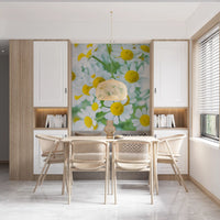 Frühlingswiese Blüten Wandbild