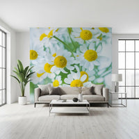 Frühlingswiese Blüten Wandbild