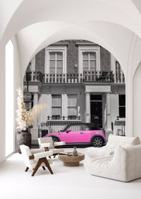 Murale da parete monocromatico Urban Pink Pop