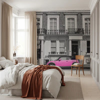 Murale da parete monocromatico Urban Pink Pop