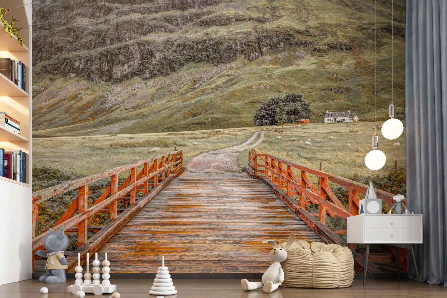 Highland Valley Bridge Path Vægmaleri