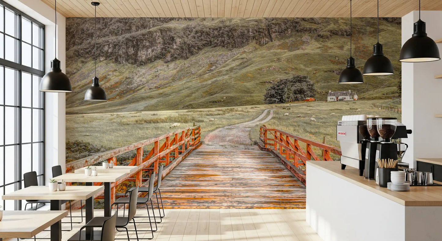 Highland Valley Bridge Path Vægmaleri