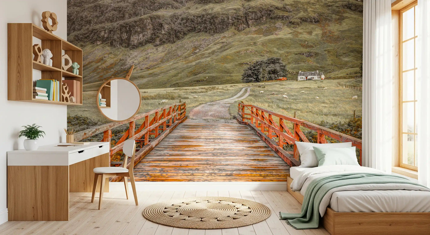 Highland Valley Bridge Path Vægmaleri