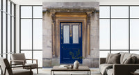 Stone Archway and Deep Blue Entry Wall Mural