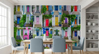 Urban Entrance Arkitektonisk Mosaik Vægmaleri