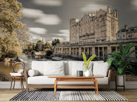 Bath Riverside Arkitektoniske Arv Vægmaleri