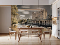 Bath Riverside Arkitektoniske Arv Vægmaleri