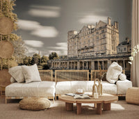 Bath Riverside Arkitektoniske Arv Vægmaleri