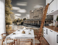 Bath Riverside Arkitektoniske Arv Vægmaleri