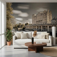 Bath Riverside Arkitektoniske Arv Vægmaleri