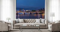 Evening Thames Cityscape Panorama Wall Mural