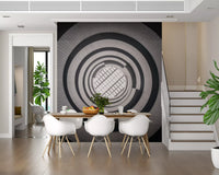 Concentric Skylight Perspective Wall Mural