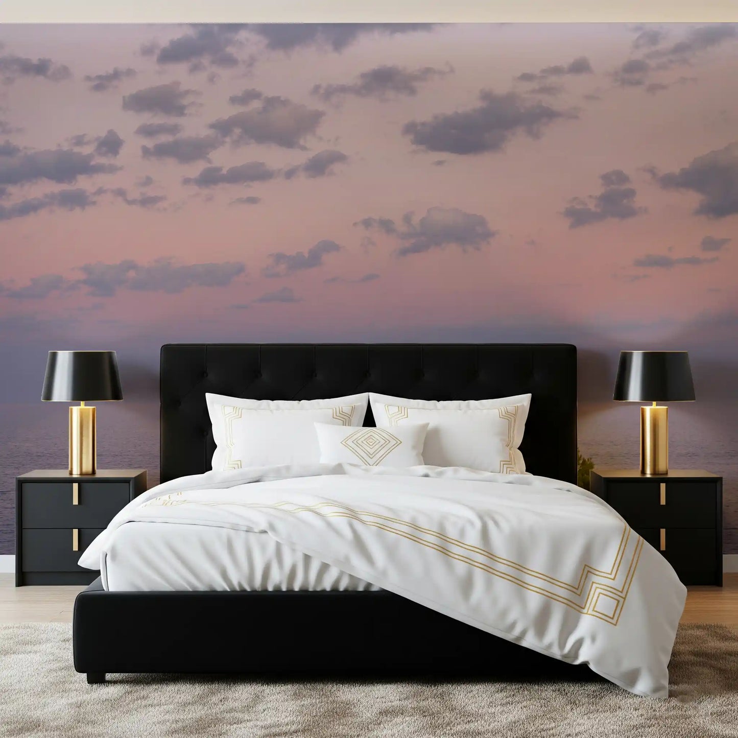 Ethereal Island Dusk Wall Mural