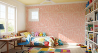 Munki and the Spot - Blush Pink Wallpaper⁠