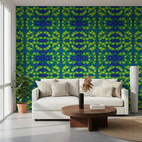 Tapete Electric Lime Geometric Bloom – IKEBANA DESIGN Tapete⁠