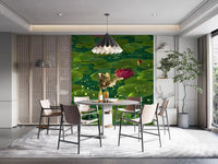 Magical Lily Pond Wall Mural