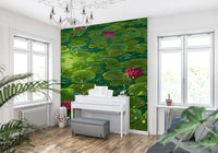 Magical Lily Pond Wall Mural