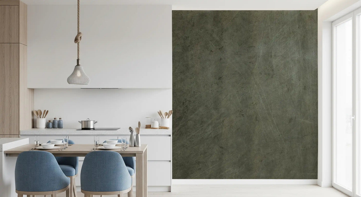 Scratched Suede - Olive Juice Wall Mural