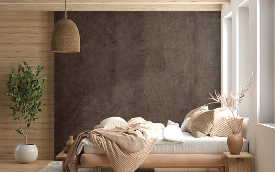 Zarysowany zamsz - mural ścienny Mocha