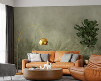 Brumes de la Jungle - Papier Peint Mural Olive