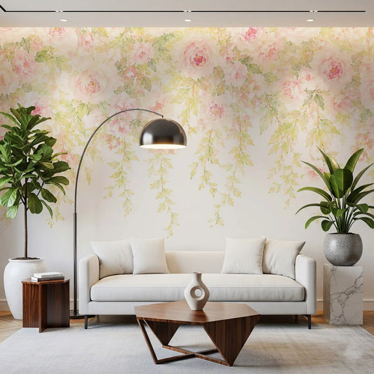 Fototapeta Soft Blush Rose Cascades