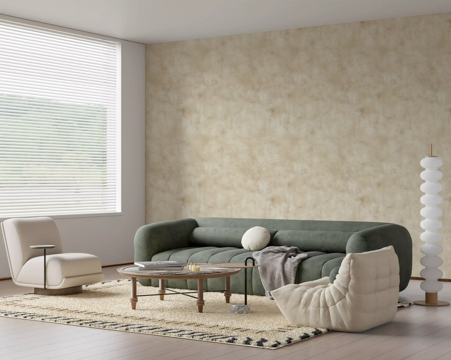Painterly - Champagne Tapet⁠
