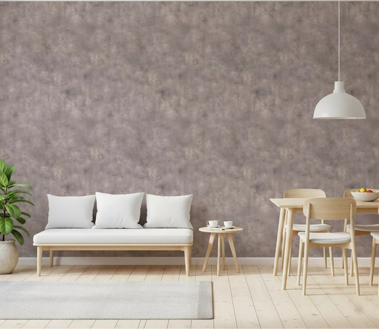 Mottled thistle wallpaper giving a Dining room a calm backdrop GD11573
