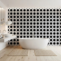 Minimalistische Tapete mit Punktgitter-Geometrie⁠