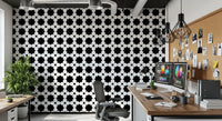 Minimalistische Tapete mit Punktgitter-Geometrie⁠