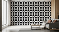 Minimalistische Tapete mit Punktgitter-Geometrie⁠