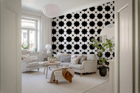 Minimalistische Tapete mit Punktgitter-Geometrie⁠
