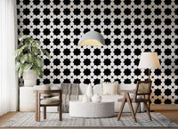 Minimalistische Tapete mit Punktgitter-Geometrie⁠