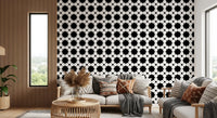 Minimalistische Tapete mit Punktgitter-Geometrie⁠